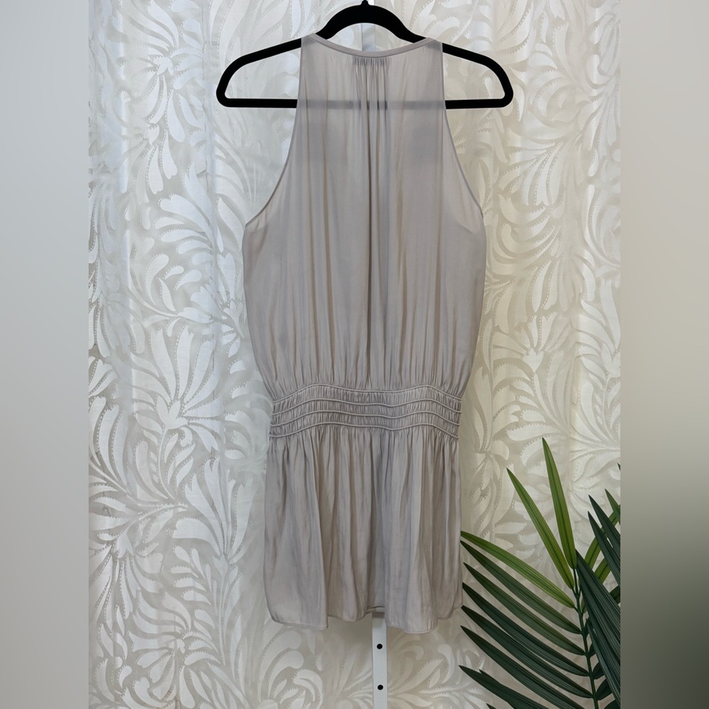 Ramy Brook NY Peplum Tank- Beige M - Picture 4 of 9